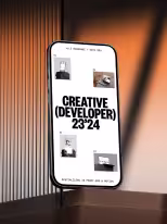 Mobile orange background